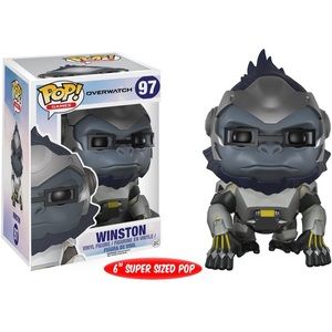 Funko Pop! Games: Overwatch Action Figure - Winston, 6"
